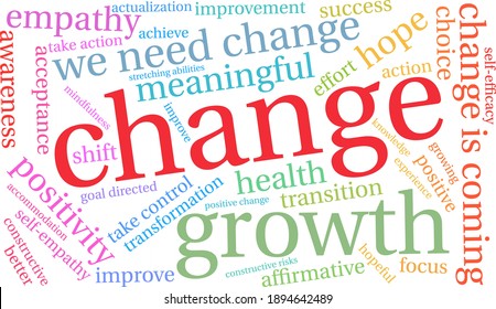 Change Word Cloud On White Background Stock Vector (Royalty Free ...