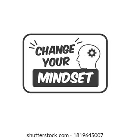 Change your mindset encouragement. Lettering encouragement.