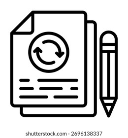 Elemento De Ícone Changelog Para Design E Vetor