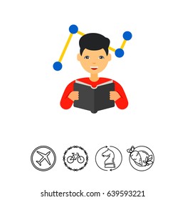 Changes Adaptation Concept Icon with Man