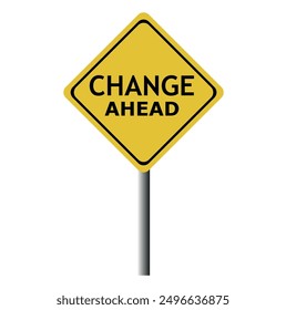 Changes ahead symbol. Wooden blocks with words Changes ahead. Beautiful blue background. Business and Changes ahead concept. Copy space.