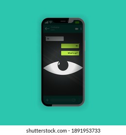 Changes in confidentiality agreements and vulnerabilities of the phone messaging application. Phone data is controlled by another person, accessible. The writing area has been created.
