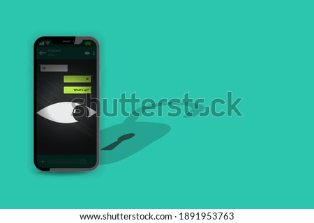 Changes in confidentiality agreements and vulnerabilities of the phone messaging application. Phone data is controlled, managed and accessible with a private eye. The writing area has been created.