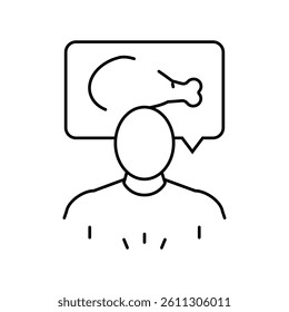 changes skin texture disease symptom line icon vector. changes skin texture disease symptom sign. isolated contour symbol black illustration