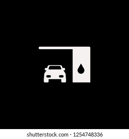 Changing car oil vector icon. flat Changing car oil design. Changing car oil illustration for graphic 
