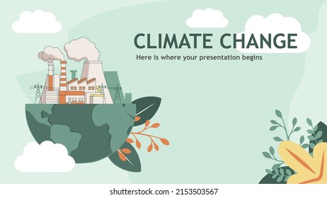 Changing the concept of climate. The vector of climate change and saving the planet, World Environment Day, biotechnology, the city on the planet. Recycling, growing plants and choosing renewable reso