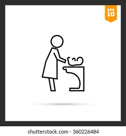 Changing diaper