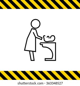 Changing diaper