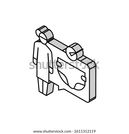 changing diapers isometric icon vector. changing diapers sign. isolated symbol illustration