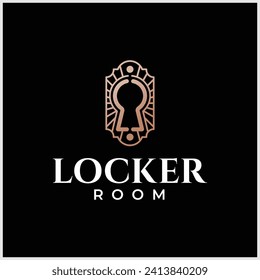 changing room logo design with a modern concept