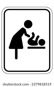 changing room sign - vector design