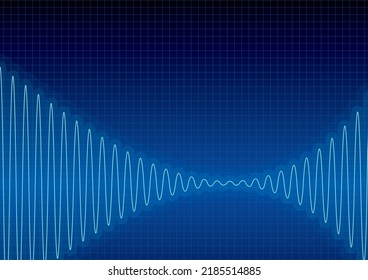 Changing sine curve image of science