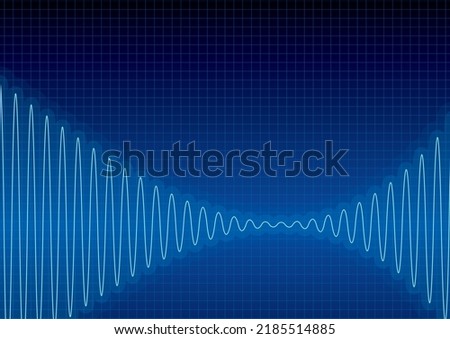 Changing sine curve image of science
