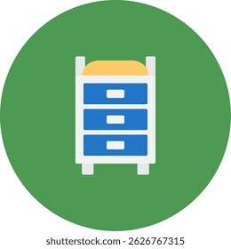 Changing Table Icon Symbol Art Sign