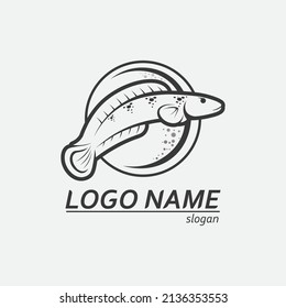Channa Snakehead fish, Predator Fish, animal underwater design, logo, and illustration
