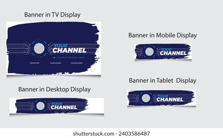 Channel art, You Tube banner, web banner, You Tube channel art, art, banner, Mobile banner