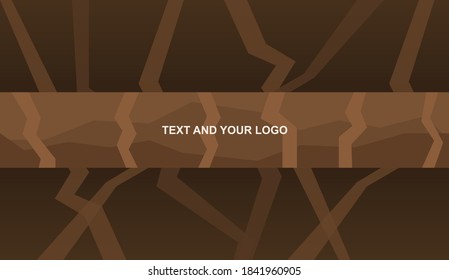 Channel Banner Template with Lines and Shapes