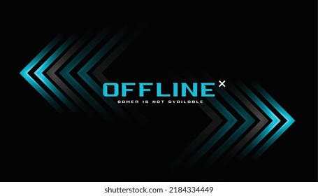 fondo oscuro de juegos de canal en estilo geométrico