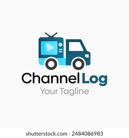 Channel Logistic Logo Vector Template Design. Good for Business, Startup, Agency, and Organization