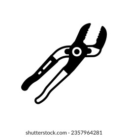 Channellock Pliers Symbol in Vektorgrafik. Logotyp