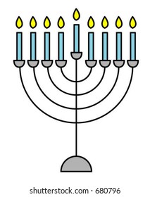 channukah candles