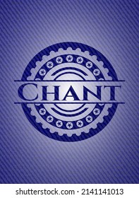 Fondo de Chant Jean. Ilustración vectorial. Detallado. 