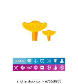 Chanterelle Mushroom Icon