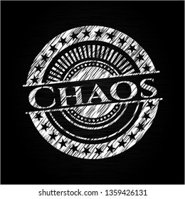 Chaos chalkboard emblem