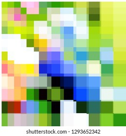 Chaos of colored figures
