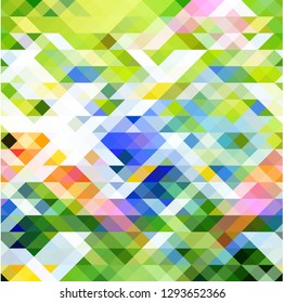 Chaos of colored figures
