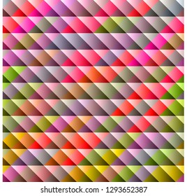 Chaos of colored figures
