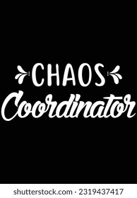 Chaos Koordinator Vektorgrafik Design, EPS Datei. Design-Datei für T-Shirt. SVG, EPS-Schnittwortdatei