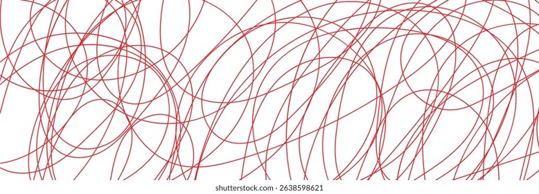 Chaos pattern. Abstract texture. Random chaotic lines. Intricate wallpaper. Hand drawn dinamic scrawls. Black and white illustration. Background with lines and waves. Universal texture. Art creation