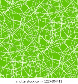 Chaos pattern. Wavy background. Hand drawn waves. Seamless tangled wallpaper. Stripe texture with many lines. Print for banners, flyers or posters. Line art