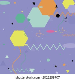 Chaos Shadows Polygon Triangle Grey Geometrical Art Illustration. Zigzag Calm Pastel Green Vector Design Pic. Blue Pink Lines Ornamental Fabrics. Orange Silver Oval Black Modern Simple Hipster Art.