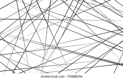 Chaotic Abstract Lines Abstract Geometric Pattern Stock Vector (Royalty ...