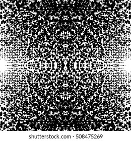 Chaotic abstract monochrome texture with random triangles