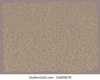 Chaotic abstract texture, doodle design