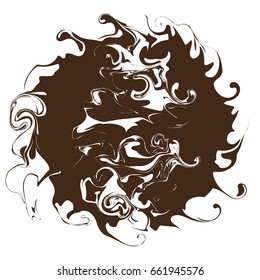 chaotic abstract waves