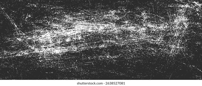 A chaotic arrangement of white scratches and marks overlays a black background, showcasing an abstract form. This textured surface invites interpretations of movement and depth. Grange bg