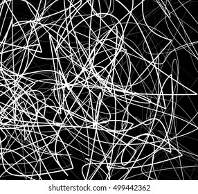 Chaotic artistic illustration