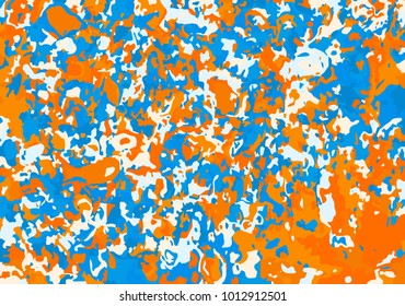 Chaotic Background. Abstract Background in Impressionism Style. Colorful Spots. Chaotic Background for Wallpaper, Web Design, Textile, Fabric, Packaging Paper, Tablecloth. Illustration. Abstraction.