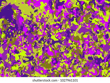 Chaotic Background. Abstract Wallpaper in Impressionism Style. Chaotic Colorful Spots Background for Web Design, Textile, Fabric, Packaging Paper, Tablecloth. Vector Illustration. Abstraction.