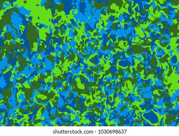 Chaotic Background. Abstract Wallpaper in Impressionism Style. Chaotic Colorful Spots Background for Web Design, Textile, Fabric, Packaging Paper, Tablecloth. Vector Illustration. Abstraction.