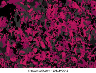 Chaotic Background. Abstract Wallpaper in Impressionism Style. Chaotic Colorful Spots Background for Web Design, Textile, Fabric, Packaging Paper, Tablecloth. Vector Illustration. Abstraction.