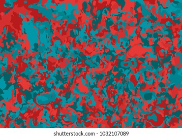 Chaotic Background. Abstract Wallpaper in Impressionism Style. Chaotic Colorful Spots Background for Web Design, Textile, Fabric, Packaging Paper, Tablecloth. Vector Illustration. Abstraction.