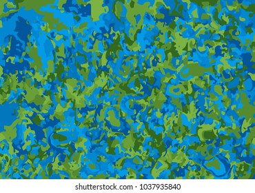 Chaotic Background. Abstract Wallpaper in Impressionism Style. Chaotic Colorful Spots Background for Web Design, Textile, Fabric, Packaging Paper, Tablecloth. Vector Illustration. Abstraction.