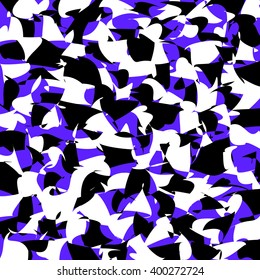 Chaotic background / texture with scattered random shapes