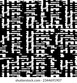 Chaotic black and white grunge background
