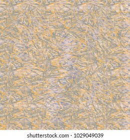 Chaotic brush mixed freehand strokes like savanna dry grass or animal fur. Distressed texture of natural colored fox, dog, cat, bear, wolf skin with fur.